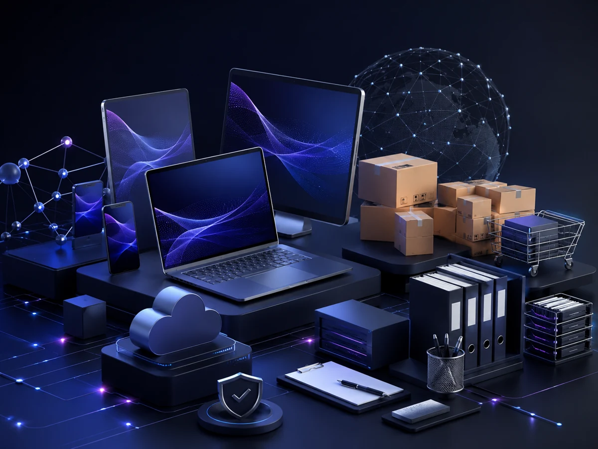 Premium IT services and enterprise supplies concept.